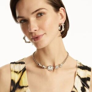 Oscar de la Renta Crystal nest necklace